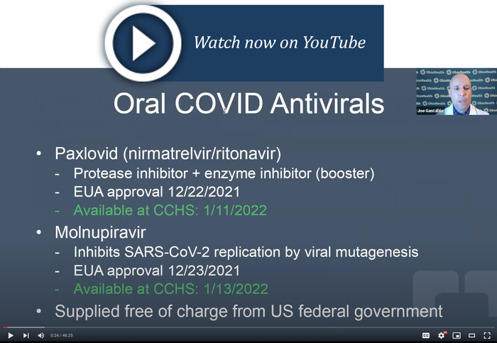 Oral Antivirals to Treat COVID-19