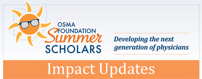 Summer Scholars Updates